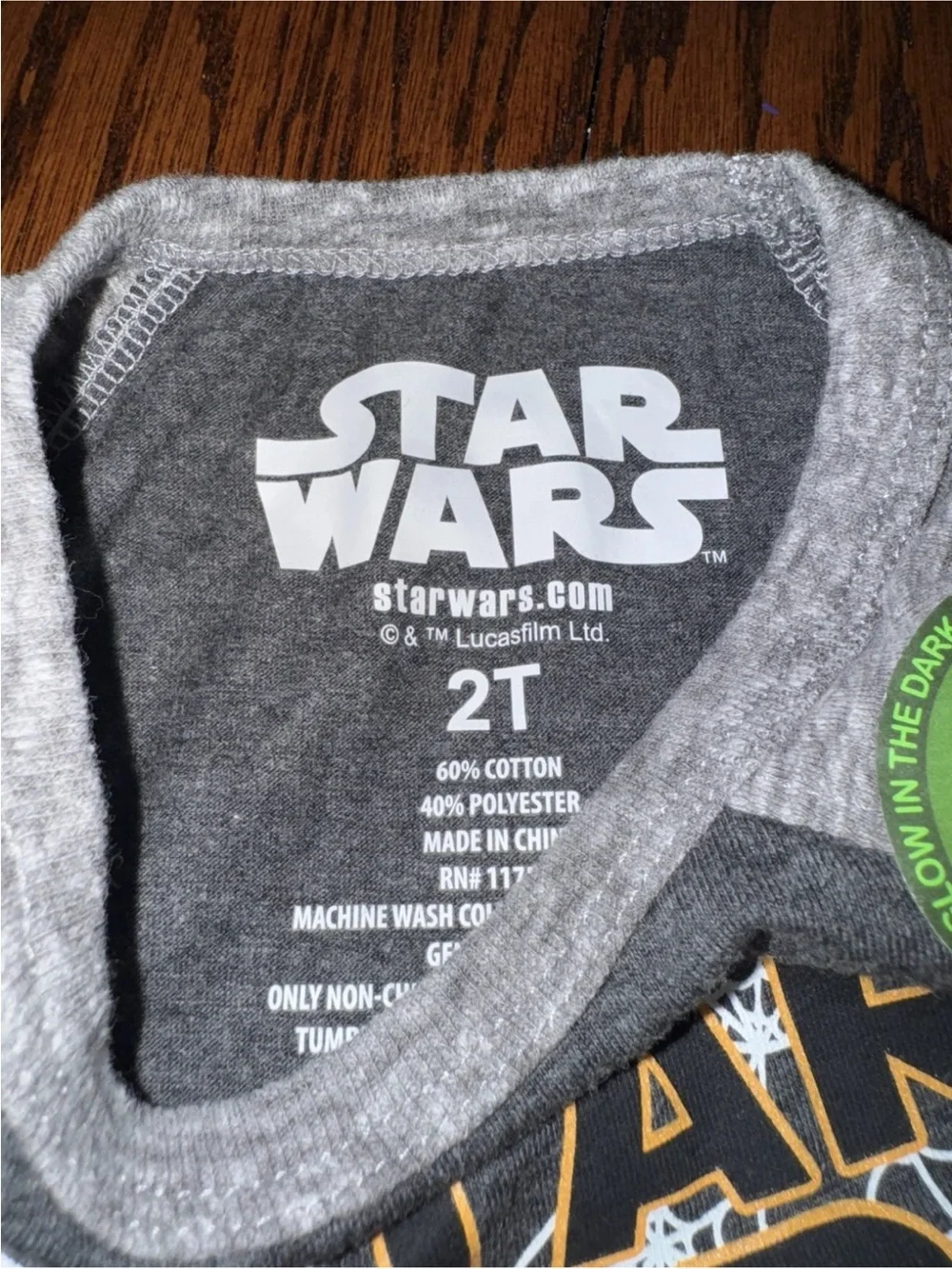 NWT Boys 2T Star Wars Vader Storm Trooper Halloween Short Sleeve Tee Shirt